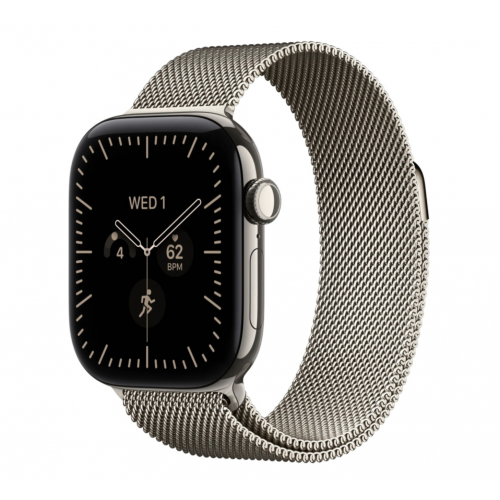 Apple Watch Series 12 46 mm Natural Titanium, Milanese Loop (Natural)